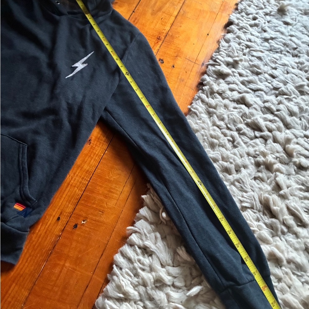 Aviator Nation Blue / Gray Lightning Bolt Hoodie - Picture 10 of 11